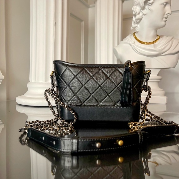 New Beautiful Cowhide Genuine Leather Chain Quilted Luxury Classic Shoulderbag - Picture 3 of 9